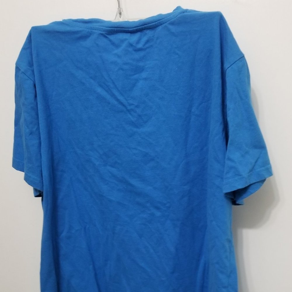 hilarious blue Lilicloth cat t-shirt, XL - Picture 5 of 5